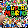 Picture of jjlin Super Mario Bros Stickers for Water Bottles 50 Pack Cute,Waterproof,Aesthetic,Trendy Stickers for Teens,Girls Perfect for Waterbottle,Laptop,Phone,Travel Extra Durable Vinyl (Mario)