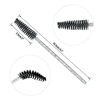 Picture of 200PCS Crystal Mascara Wands Disposable Eyelash Eyebrow Spoolie Brush for Makeup Eyelash Extensions (Black-200PCS)