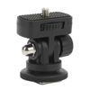 Picture of Hot Shoe Adjustable Monitor Holder Mount 180 Degrees Adjustable Mini Ball Head with Cold Shoe Adapter 1/4in Screw for SLR Camera