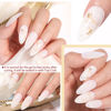 Picture of Born Pretty Milky White Gel Nail Polish,TranslucentJelly Nude White Gel Polish LED Manicuring Varnish 10ML