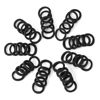 Picture of 100 Pcs Baby Hair Ties, Seamless Cotton Toddler Hair Ties for Girls and Kids, Black Small Soft Hair Elastics Ponytail Holders