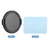 Picture of PATIKIL Camera Lens Cap, 2 Pack Sides Pinch Front Lens Cover with Microfiber Cleaning Cloth for 58mm Thread Universal DSLR Lenses