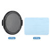 Picture of PATIKIL Camera Lens Cap, 2 Pack Sides Pinch Front Lens Cover with Microfiber Cleaning Cloth for 62mm Thread Universal DSLR Lenses