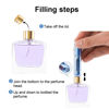 Picture of 4PCS Refillable Perfume Atomizer Bottle, Portable Travel Perfume Mini Spray Bottles, Cologne Dispenser Perfume Bottles, Portable Empty Perfume Spray Bottle for Travel, Perfume Container with Bag