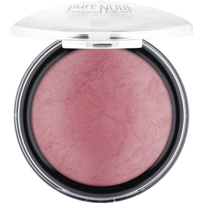 Picture of essence | Pure Nude Baked Blush | Highly Pigmented Baked Texture for a Bright, Healthy Glow | Available in 8 Gorgeous Shimmery Shades | Vegan & Cruelty Free (goldy cassis)