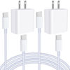 Picture of [Apple MFi Certified] iPad Pro Fast Charger, KYOHAYA 2Pack 20W PD USB C Power Delivery Wall Charger with 6FT Type C to C Quick Charging Sync Cable for iPad Pro 12.9/11, iPad Air 5th/4th, iPad Mini 6th