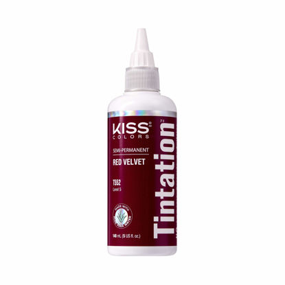 Picture of Kiss Tintation Semi-Permanent Hair Color Treatment 148 mL (5 US fl.oz) (Red Velvet)