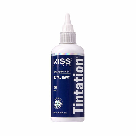 Picture of Kiss Tintation Semi-Permanent Hair Color Treatment 148 mL (5 US fl.oz) (Royal Navy)