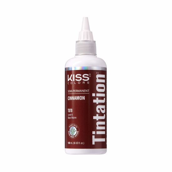 Picture of Kiss Tintation Semi-Permanent Hair Color Treatment 148 mL (5 US fl.oz) (Cinnamon)