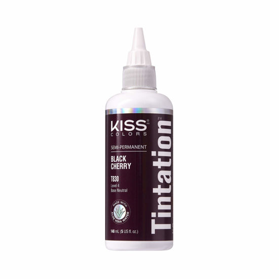 Picture of Kiss Tintation Semi-Permanent Hair Color Treatment 148 mL (5 US fl.oz) (BlackCherry)