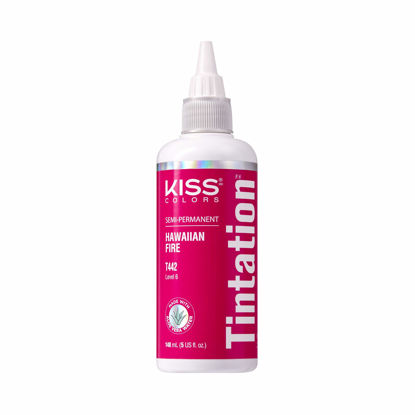 Picture of Kiss Tintation Semi-Permanent Hair Color Treatment 148 mL (5 US fl.oz) (Hawaiian Fire)