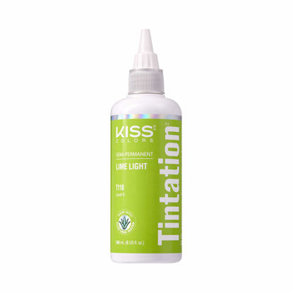 Picture of Kiss Tintation Semi-Permanent Hair Color Treatment 148 mL (5 US fl.oz) (Lime Light)