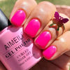 Picture of AIMEILI Soak Off U V LED Hot Pink Gel Nail Polish - Neon Peachy Pink (056) 10ml