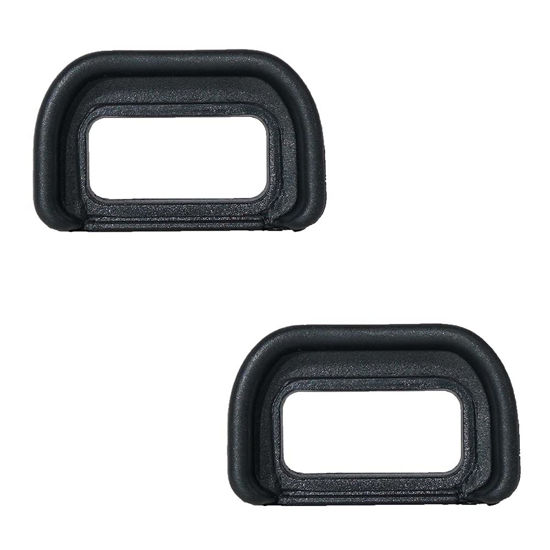 Picture of 2 Packs, FDA-EP-17 Eyecup Eyepiece Viewfinder Eye Cup Replacement ABS EP-17 Compatible with Sony A6500