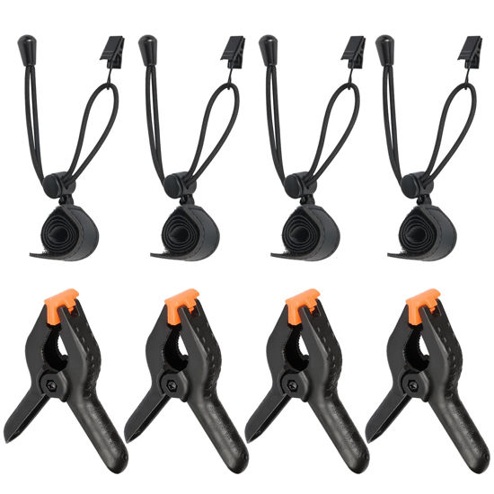 GetUSCart- HGHDBT Backdrop Clips Clamps - 4 Pack 4.5inch Heavy Duty ...