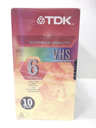 Picture of TDK 120 Minute Standard Video Tape (10-Pack)