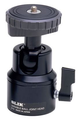 Picture of SLIK Standard Ballhead II - Supports 11.00 lb (4.99 kg), Black (618-709)