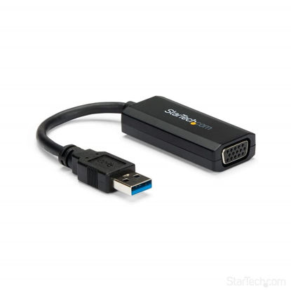 Picture of StarTech.com USB 3.0 to VGA Display Adapter 1920x1200, On-Board Driver Installation, Video Converter with External Graphics Card - Windows (USB32VGAV)