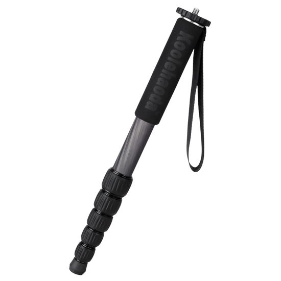 Picture of Koolehaoda Carbon Fiber Monopod, 6-Section Portable Compact Camera Monopod Unipod Stick. Max Load 22lbs/10kg - MP286C