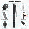 Picture of Koolehaoda Carbon Fiber Monopod, 6-Section Portable Compact Camera Monopod Unipod Stick. Max Load 22lbs/10kg - MP286C