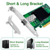 Picture of XZSNET 10G Network Card with Intel 82599EN Chip, 10GB PCI-E NIC Compare to Intel X520-DA1, Single SFP+ Port PCI Express X8 Ethernet Adapter Support Windows/Windows Server/Linux/Freebsd/VMware ESXi