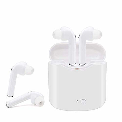 Picture of Wireless Headphones Women's Wireless Headphones Men - Sports in-Ear Headphones Wireless Headphones Stereo Headphones Sports Headphones with Microphone Mini in-Ear Headphones