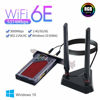 Picture of fenvi AX210 WiFi 6E PCI-E WiFi Adapter BT5.2 RGB Gaming 802.11ax ac 160MHz 2.4GHz 5GHz 6GHz Tri-Band 5400Mbps AX210NGW Desktop WiFi Card for PC Windows(Only WiFi 6E Router Antennas Support 6Ghz Band)