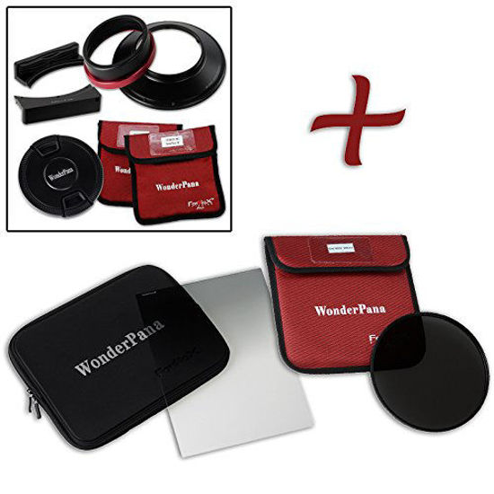 Picture of WonderPana FreeArc XL Essential ND32 0.6SE Kit - Core Filter Holder, Lens Cap, WP80 Brackets, 0.6 Soft Edge Grad ND & 186mm ND32 Filters for Canon EF 11-24mm f/4L USM Lens (Full Frame 35mm)