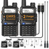 Picture of GMRS Radio BAOFENG UV-5R Radio Battery USB Rechargeable Two Way Radio,GMRS Repeater Capable with NOAA Weather Alerts & Scan,with AR-771 GMRS Antenna USB Charging,2Pack