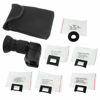 Picture of Astromania 1X/2.5X Magnification Right Angle Viewfinder with 6 Mounting Adapters for DSLR Camera Such as Canon, Nikon, Pentax, Minolta, Dynax, Samsung, Olympus