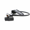 Picture of Alvin's Cables Z CAM E2 S6 F6 Power Cable AlvinTap Protective DTap to 90 Degrees Right Angle 2 Pin Male