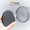 Picture of K&F Concept 58mm Magnetic Swap ND8 Lens Filter (3-Stop Fixed Neutral Density Filter) Quick Switch Waterproof Scratch Resistant Lens Filter with 28 Multi-Layer Coatings for Camera Lens