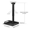 Picture of Universal Projector Ceiling Mount with Tray, Superior&Sturdy Carbon Steel-33lbs Load Capacity - Universal Bracket - Height Adjustable 11.4-22inches, in-Tube Cable Routing