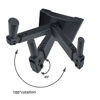 Picture of BIGalleons HW-339 Speaker Wall Mount, Wall Mount Speakers Brackets Support up to 100lbs Swivel & Tilt, PA Speaker Wall Mount for Large Speakers, Mounting Screws Hidden(2 Packs, Black)