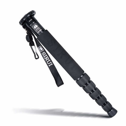 Picture of SIRUI AM-306M Camera Monopod, 6-Section 15.6-61.4 inches Aluminum Alloy Extendable Compact Lightweight Portable Travel Monopod for DSLR Cameras Canon Sony, Payload 17.6 lbs/8kg