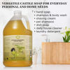 Picture of Carolina Castile Soap Castile Soap Liquid Unscented - 1 Gallon Vegan & Pure Organic Soap Concentrated Non Drying All Natural Formula Good for Sensitive Skin (1 Gallon)