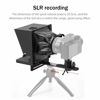 Picture of Mcoplus Portable Mini Teleprompter Kit with Remote Control， Mini Video LED Light，VM-D02 Shotgun Microphone for Smartphone DSLR Cameras