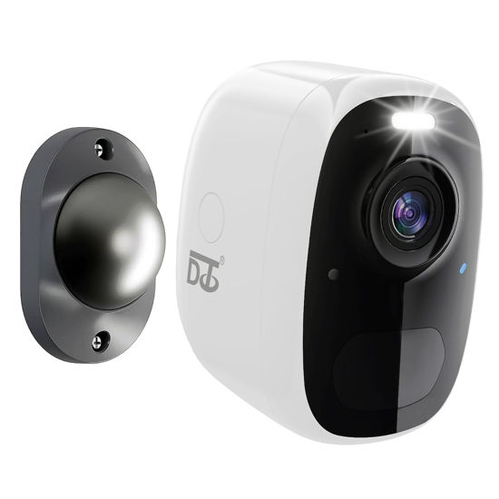 DCT Security Cameras Wireless Outdoor Home: WiFi Battery Cameras for  Outside 1080P Color Night Vision Motion Detection Surveillance Cameras  Two-Way