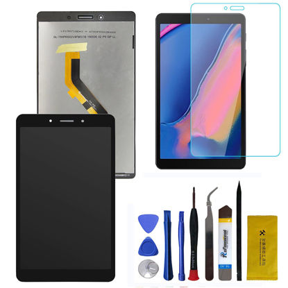 Picture of LCD Touch Screen Display Assembly for Samsung Galaxy Tab A 8.0 (2019) T295 SM-T295 LCD Screen Digitizer Replacement with Tools (Black)