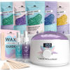 Picture of Tress Wellness Waxing Kit for Brazilian Wax - Easy to Use - For Sensitive Skin - Digital Display, Flower White