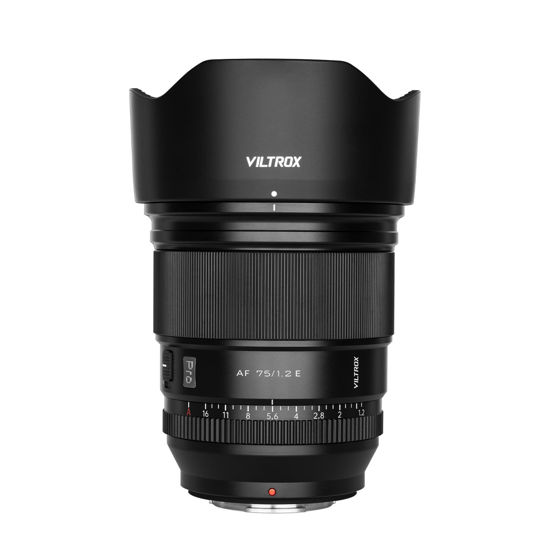 Picture of VILTROX PRO 75mm F1.2 f/1.2 E Mount APS-C Prime Lens Autofocus Large Aperture Lens for Sony E-Mount Cameras a7R a7RIII a7IV a7RV A1 ZV-E1 a6000 a6400 a6600 ZV-E10 FX30 (75mm E-Mount)