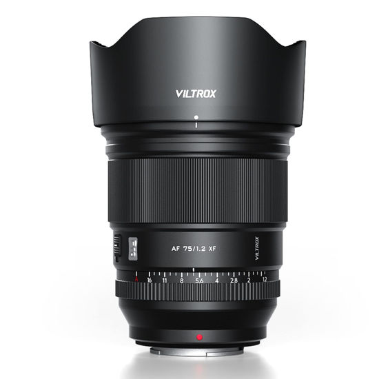 Picture of VILTROX 75mm f/1.2 F1.2 XF PRO Level Ultra Wide Angle Auto Focus APS-C Lens Compatible with Fuji X-Mount Cameras X-T5 X-H2 X-H2S X-T30 II X-T4 X-A7 X-E3 X-E4 X-H1X-Pro2 X-T4 X-T10 X-T20