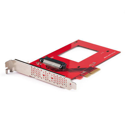 Picture of StarTech.com U.3 to PCIe Adapter Card - PCIe 4.0 x4 Adapter for 2.5" U.3 NVMe SSDs - SFF-TA-1001 PCI Express Add-in Card - TAA Compliant (PEX4SFF8639U3)