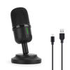 Picture of Asmuse USB Microphone Computer Condenser Gaming Mic for PC/MAC/Phone/PS4/5, Headphone Output, Volume Control, USB Type C Plug and Play, Mute Button-Tilting Stand (Classic Black)