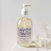 Picture of Compagnie de Provence Savon de Marseille Extra Pure Liquid Soap - Aromatic Lavender - 16.9 Fl Oz Glass Pump Bottle and 33.8 fl oz Plastic Bottle Refill