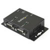 Picture of StarTech.com USB to Serial Adapter - 2 Port - Wall Mount - Din Rail Clips - Industrial - COM Port Retention - FTDI - DB9 (ICUSB2322I)