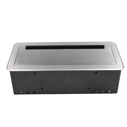 Picture of Multimedia Desktop Socket Tabletop Conference Table Connectivity Box Data Port Hidden Power Center