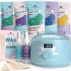 Picture of Tress Wellness Waxing Kit for Brazilian Wax - Easy to Use - For Sensitive Skin - Digital Display, Teal