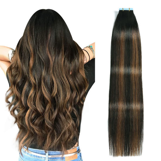 Tape in hair outlet extensions human hair 50g