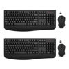 Picture of Wireless Keyboard and Mouse Combo, EDJO 2.4G Full-Sized Ergonomic Computer Keyboard with Wrist Rest and 3 Level DPI Adjustable Wireless Mouse for Windows, Mac OS Desktop/Laptop/PC(2 Pack)